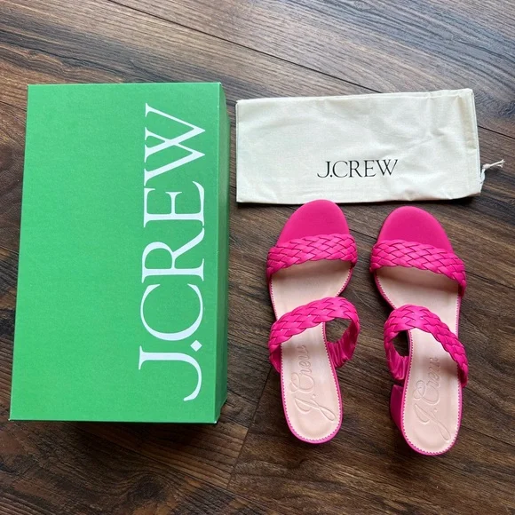 J. Crew | Shoes | J Crew Lucie Braided Strap Sandals | Poshmark display picture 1